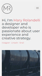 Mobile Screenshot of maryrolandelli.com